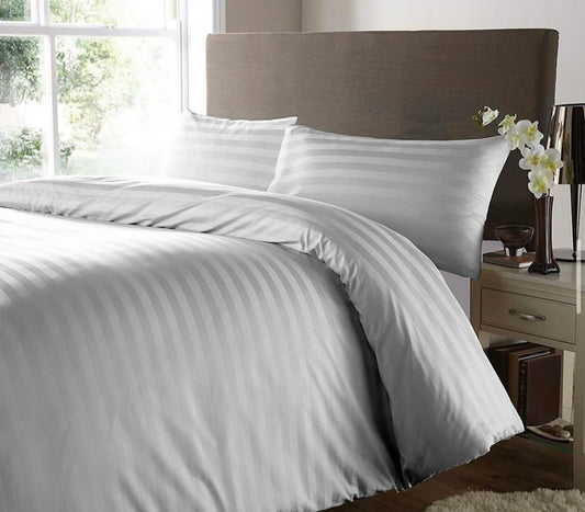 Premium Striped Hotel Bedding Set – Elevate Guest Comfort with Style