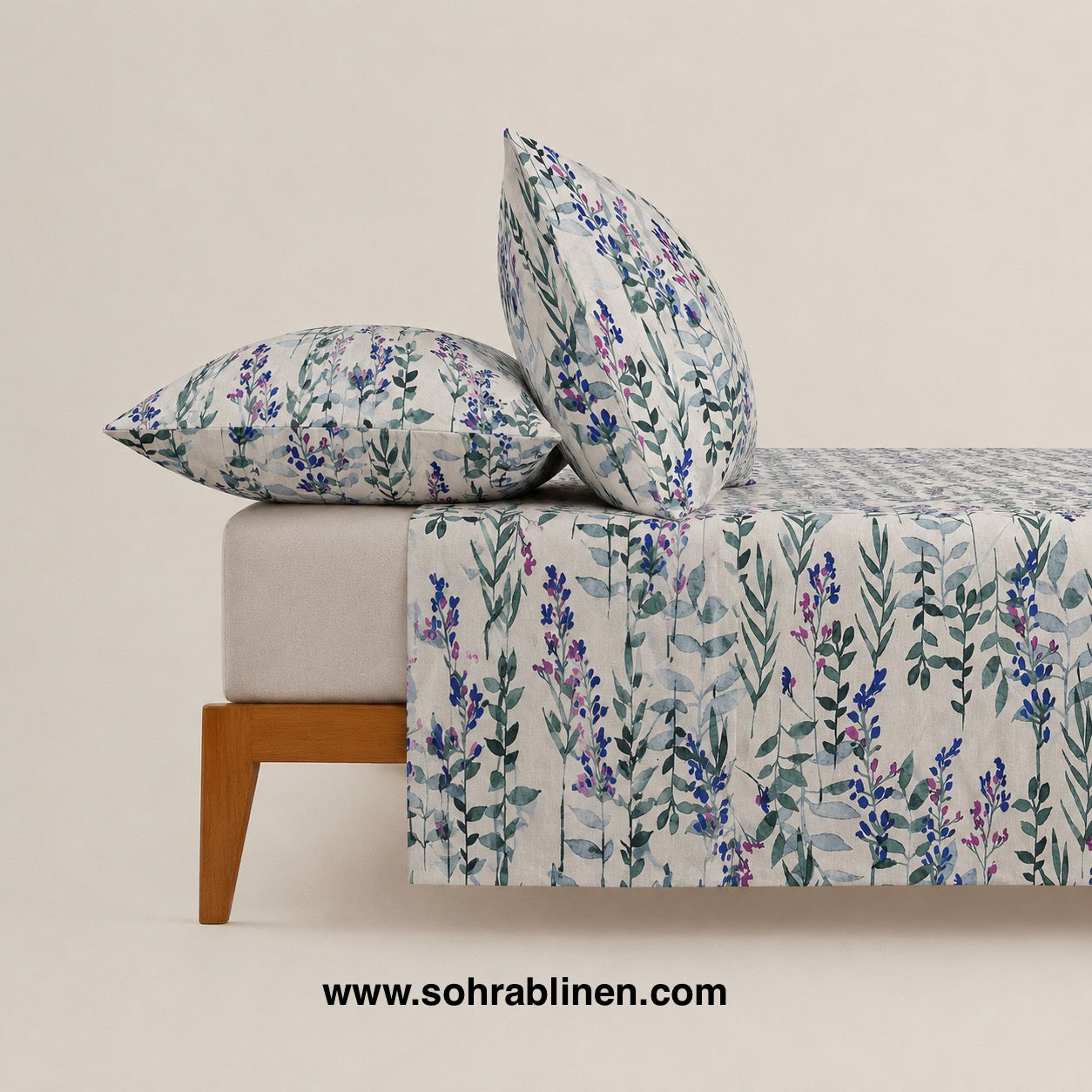 Botanical Breeze T-150 Cotton Bed Sheet Set