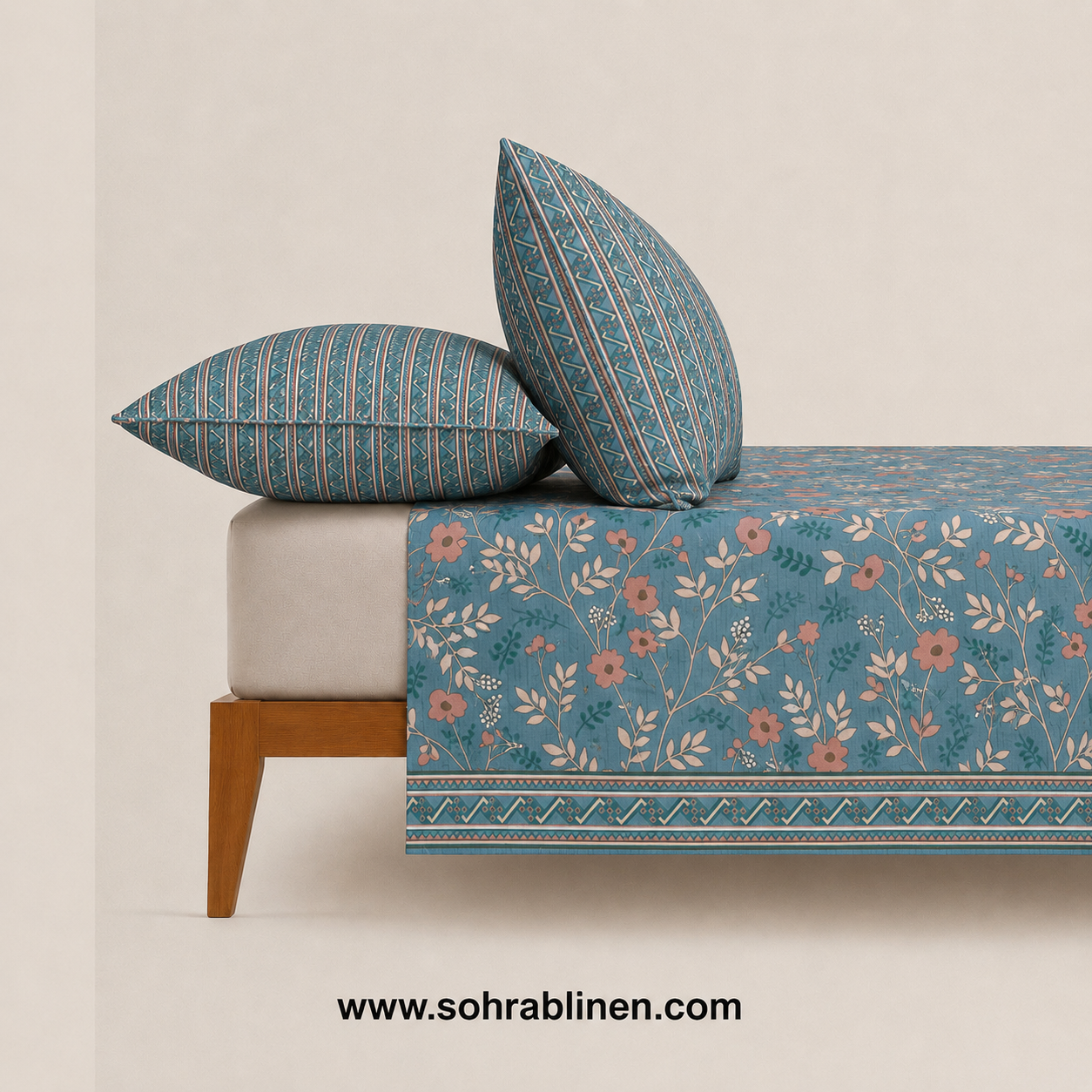 Soft bloom T-150 Cotton Bed Sheet Set