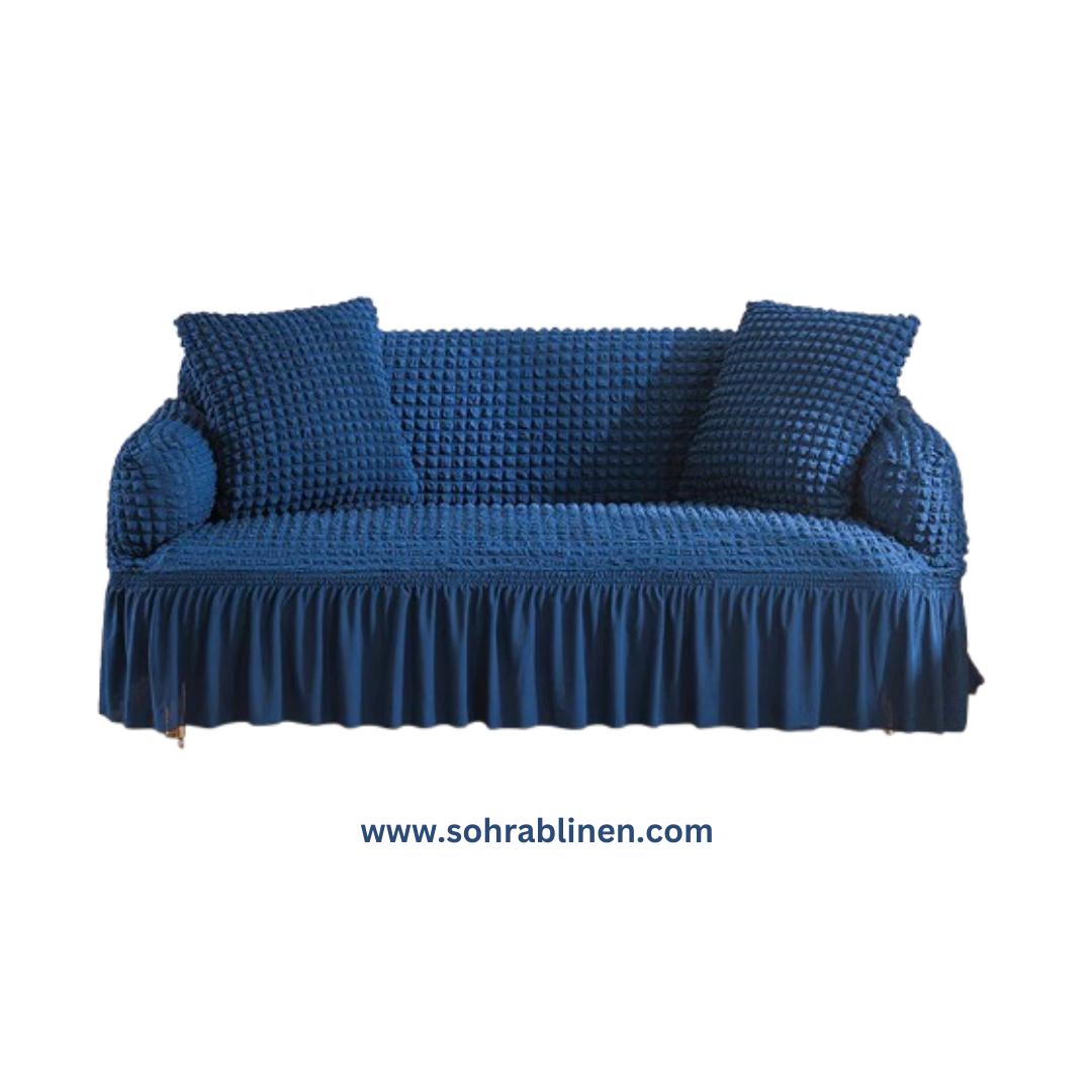 Sofa covers blue
