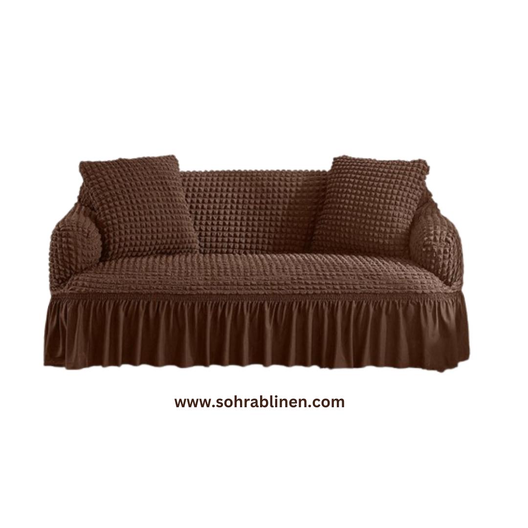 Sofa covers brown