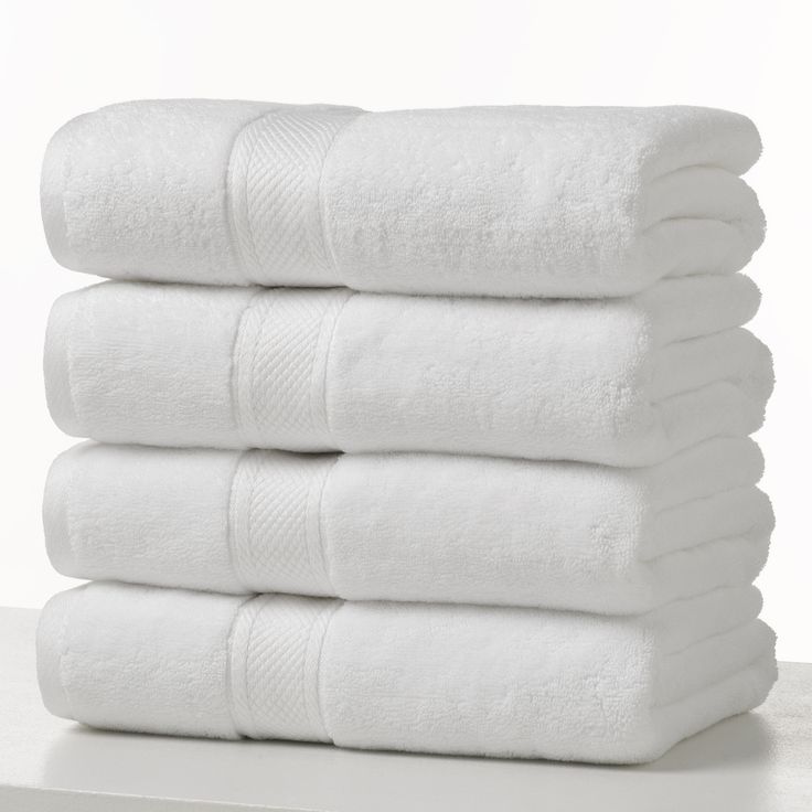 White Bath Towels