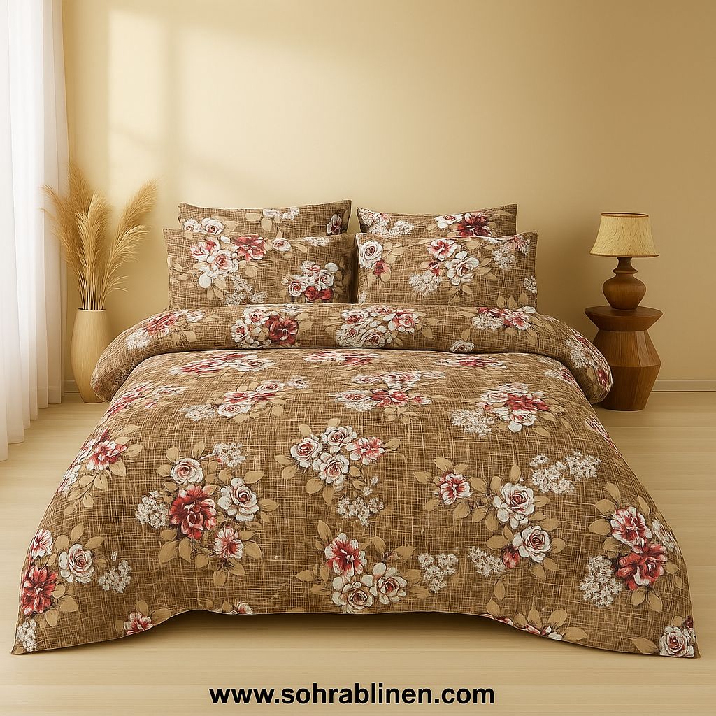 Royal Daisy Comforter Set 6PC