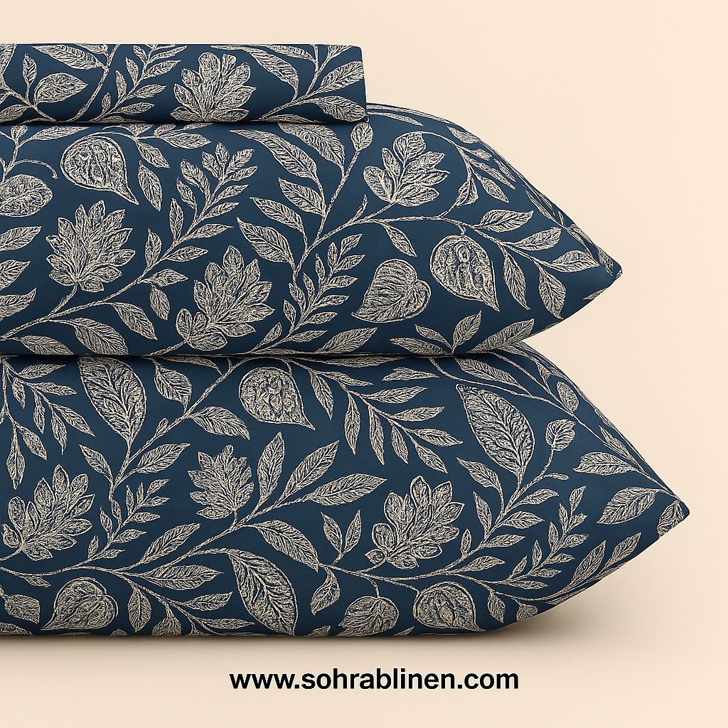 Blue moon Crystal cotton bedsheet set