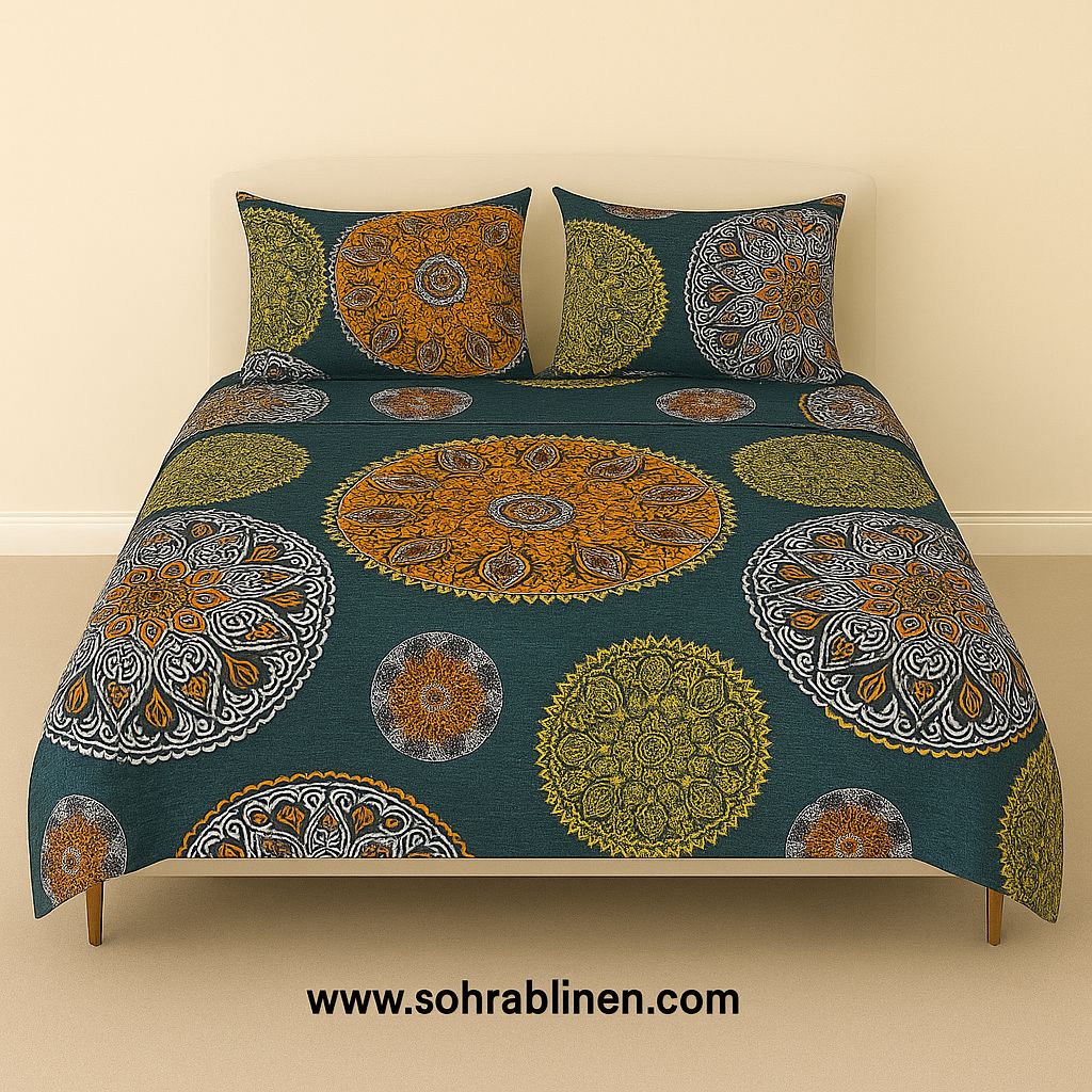 Sparkling Crystal Bedsheet Set