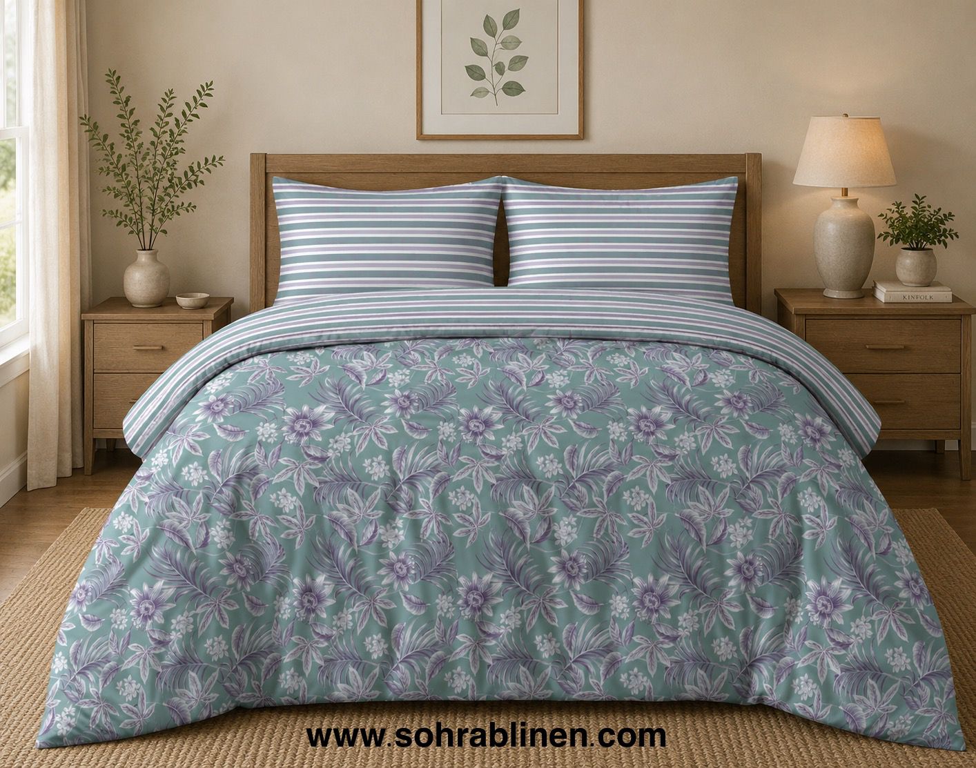 Soft Loom – D06 – T150 Cotton Bed Sheet Set