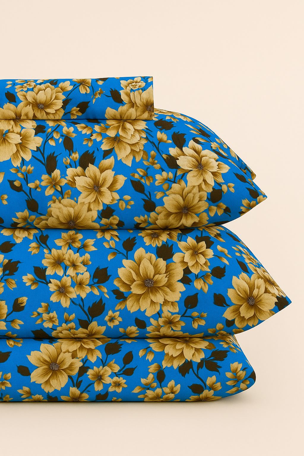 Royal sapphire Crystal Bedsheet Set
