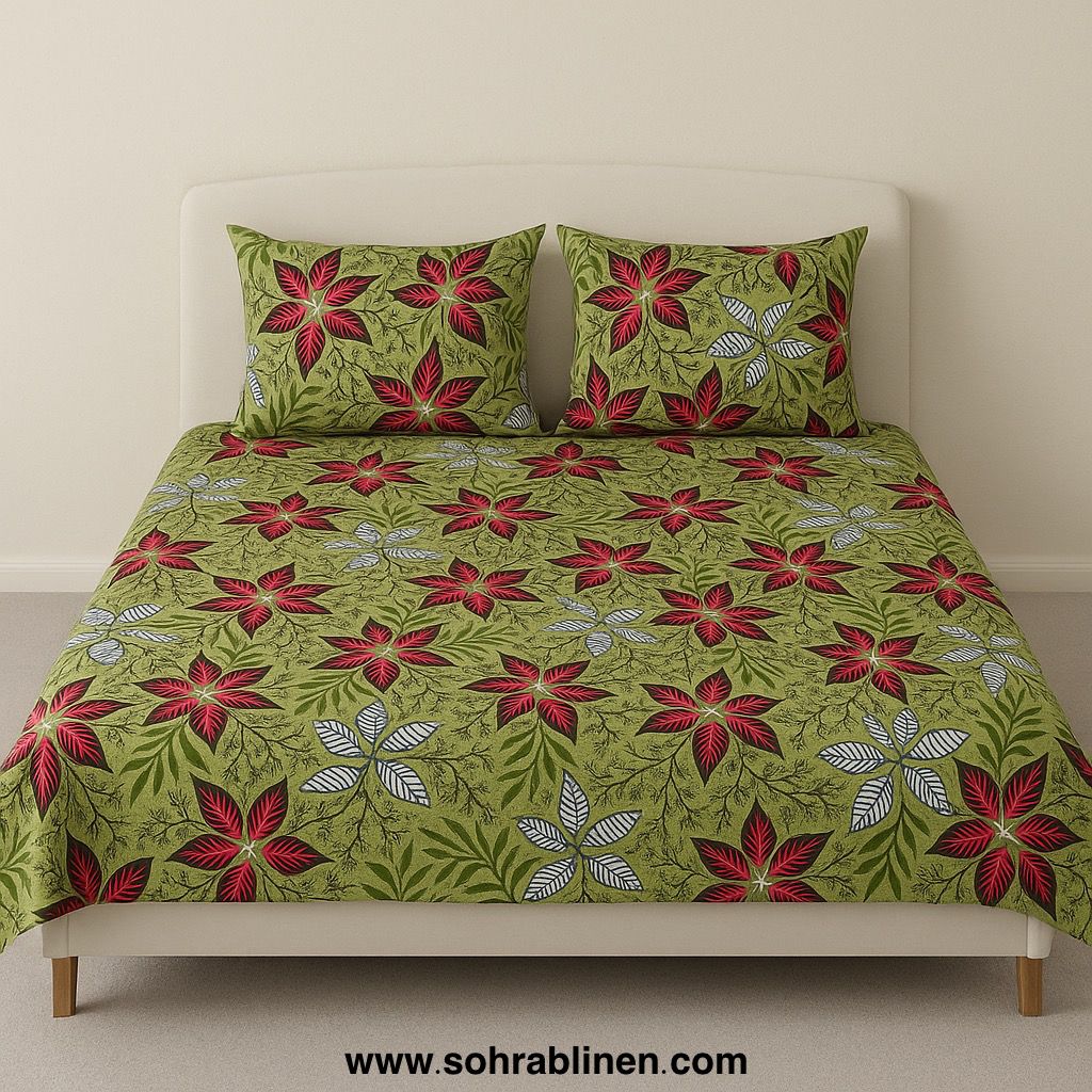 Crystal cotton bedsheet set