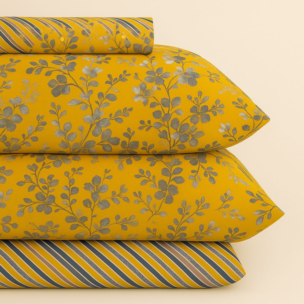 Lush petals T 144 Cotton bedsheet Set