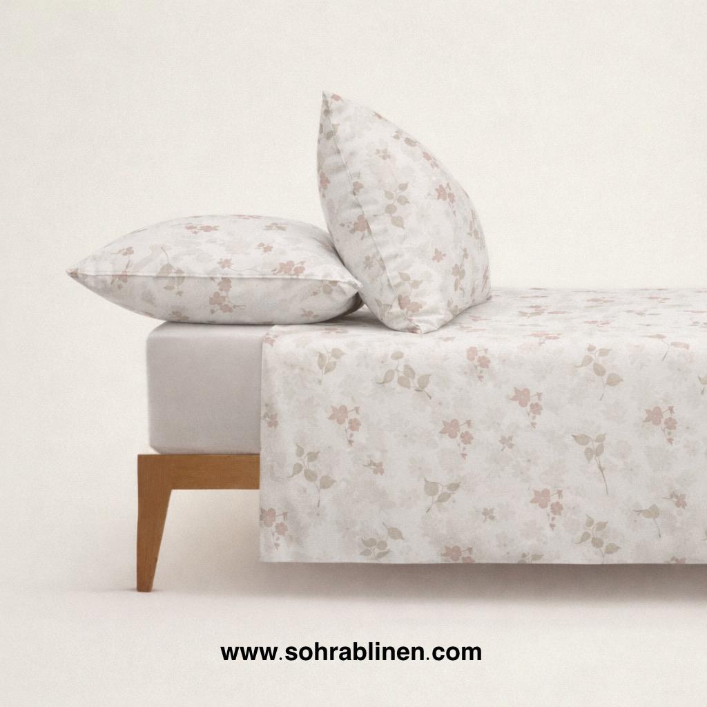 Signature pastel Cotton bedsheet Set