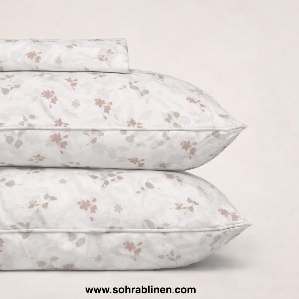 Signature pastel Cotton bedsheet Set