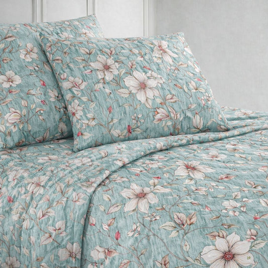 Flora Gleam Crystal Bed sheet Set