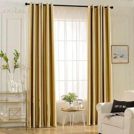 Plain Goldon Curtain