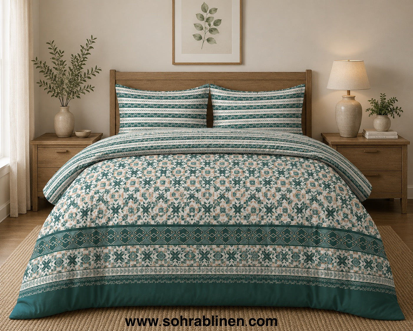 Soft Loom – D03 – T150 Cotton Bed Sheet Set