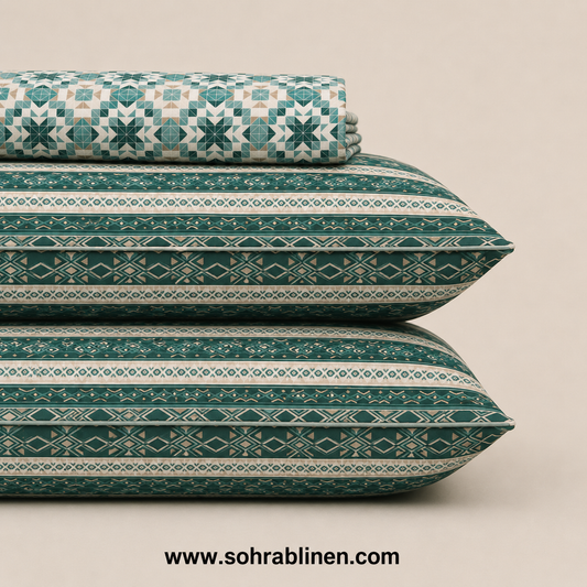 Soft Loom – D03 – T150 Cotton Bed Sheet Set