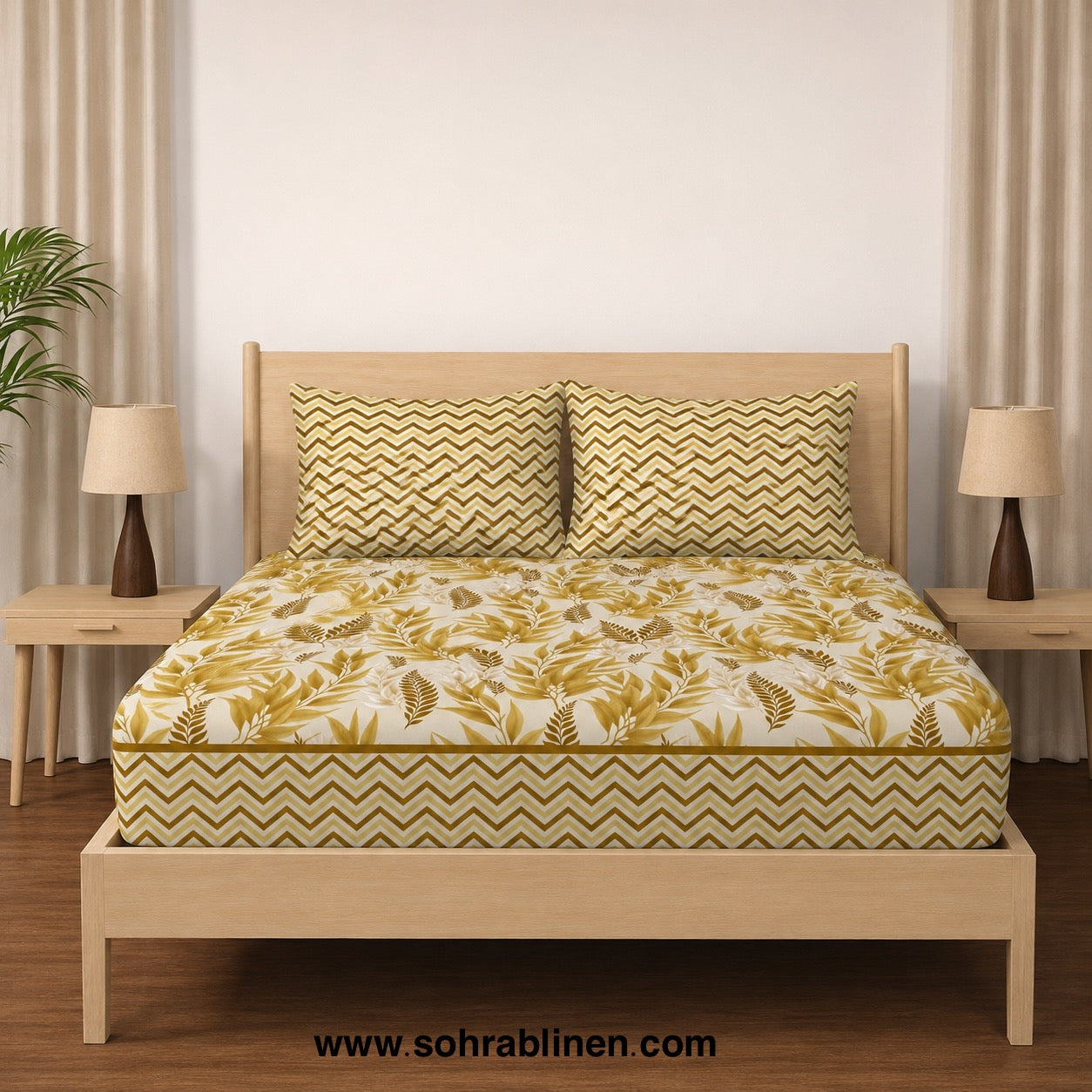 Soft Loom – D01 – T150 Cotton Bed Sheet Set