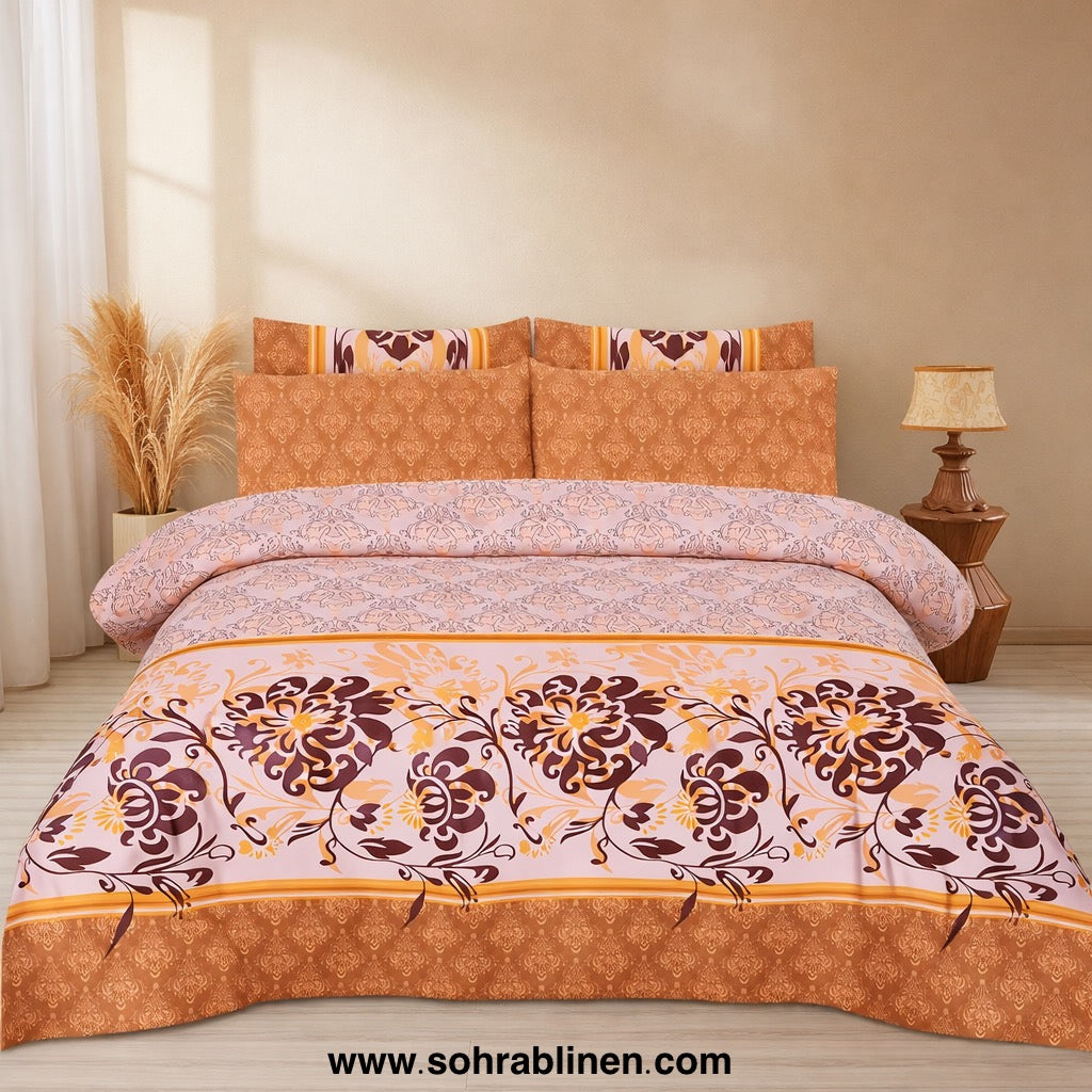 Bloosom Cotton charm bedsheet Set