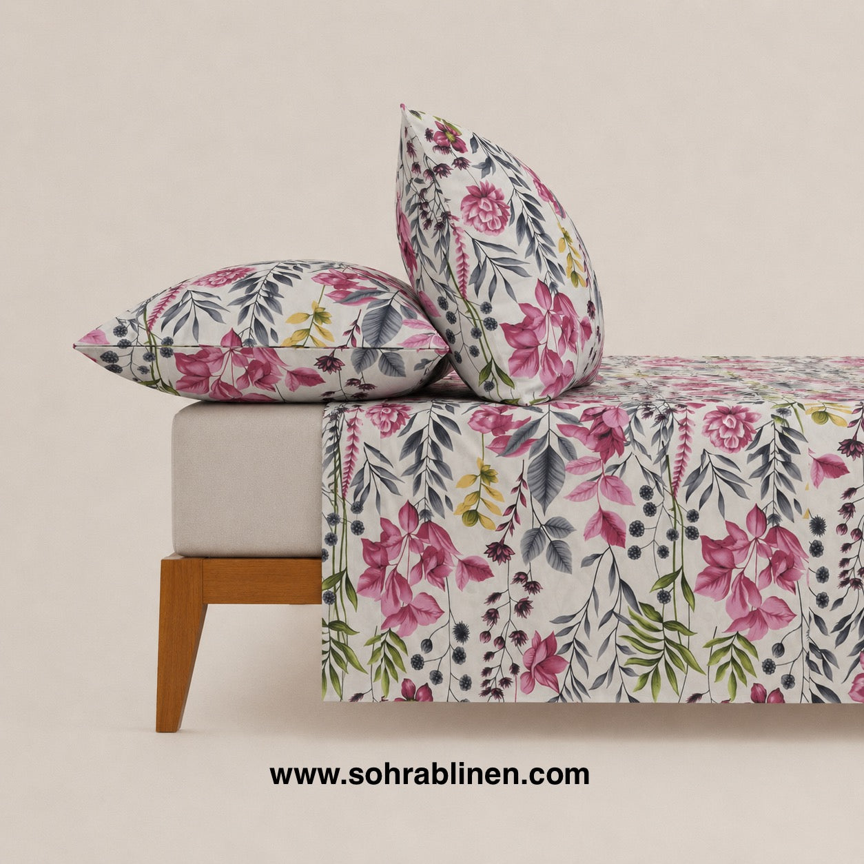 Secret Garden  T-150 Cotton Bed Sheet Set