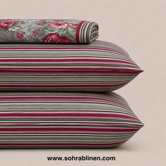 Spring blossom T-150 Cotton Bed Sheet Set