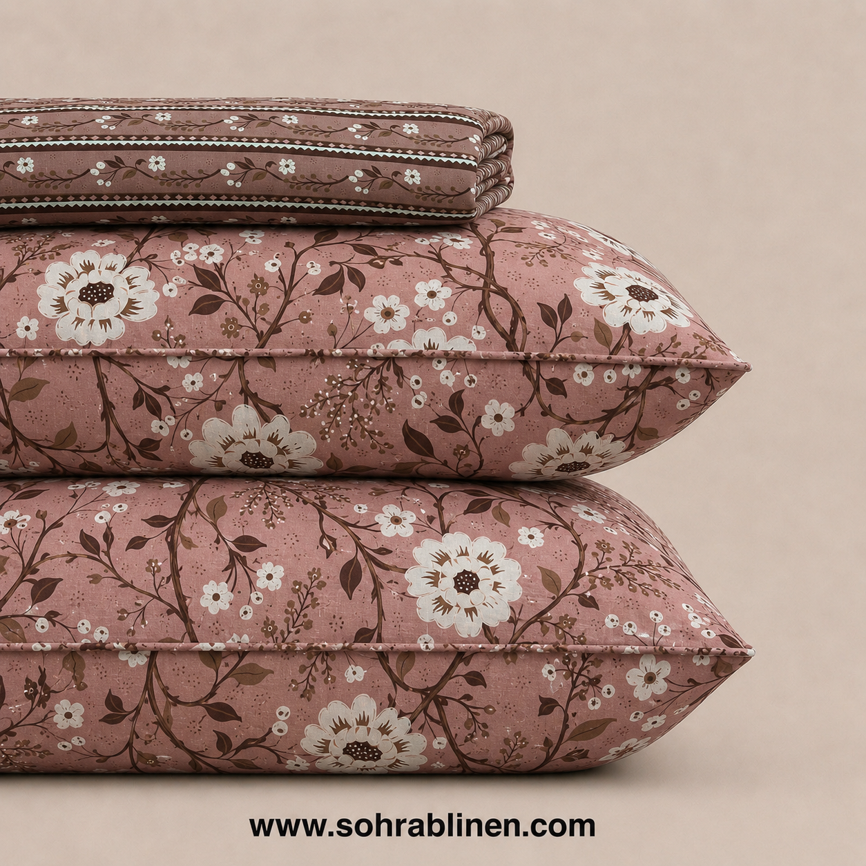 Blossom vine T-150 Cotton Bed Sheet Set