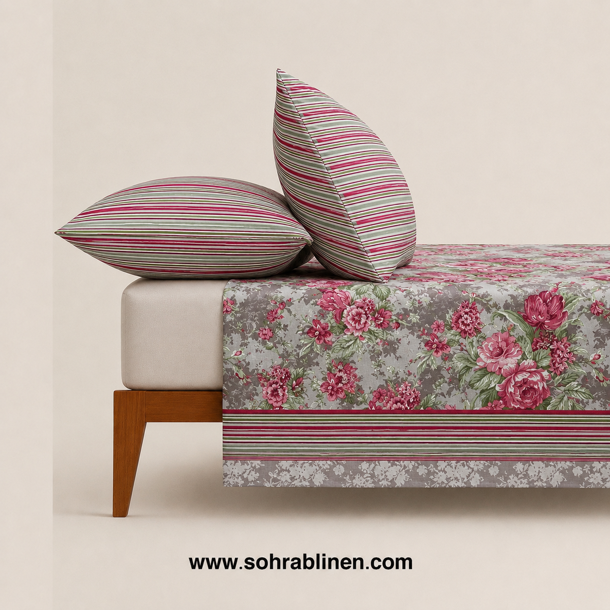 Spring blossom T-150 Cotton Bed Sheet Set