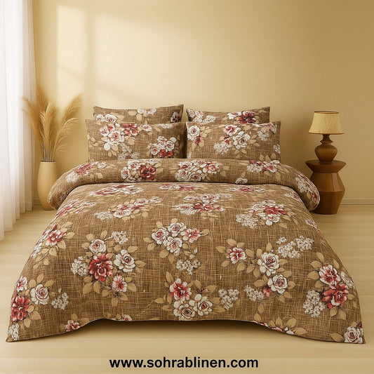 Royal Daisy Comforter Set 6PC