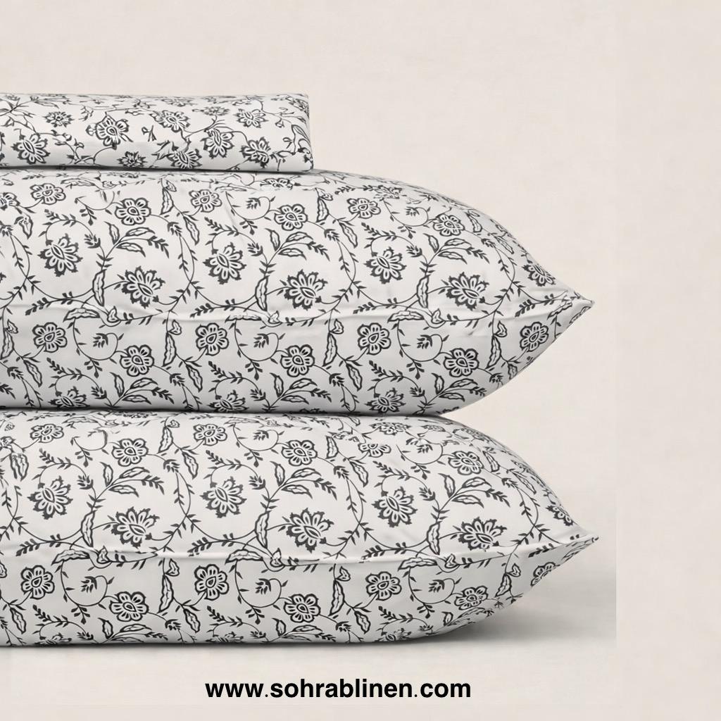 Flora Gleam Crystal Bed sheet Set