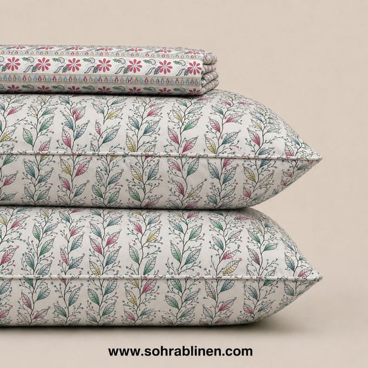Soft Loom – D05 – T150 Cotton Bed Sheet Set