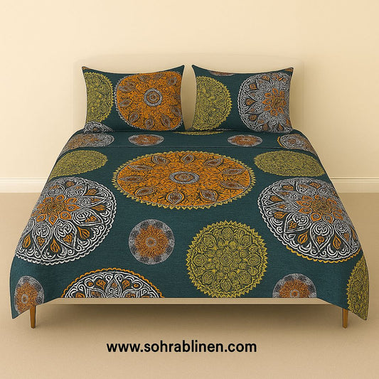 Sparkling Crystal Bedsheet Set