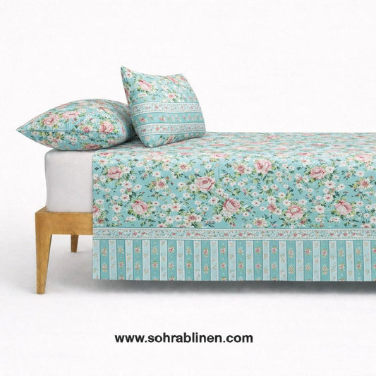 Classic printed Cotton bedsheet Set