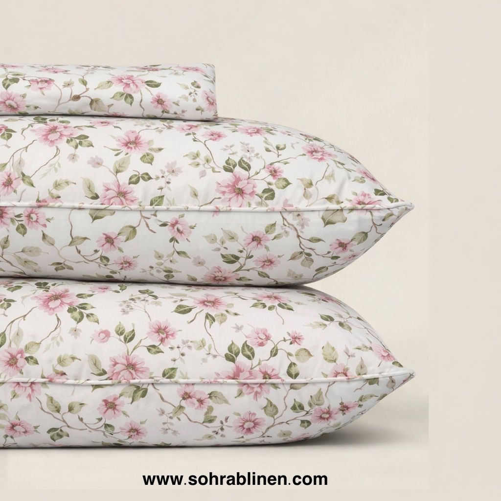 Lush Floral Cotton bed sheet Set