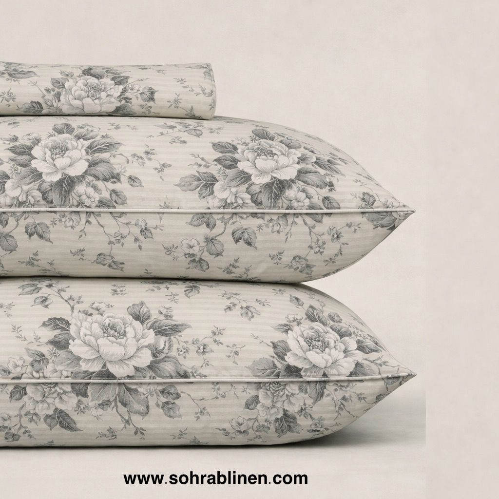 Creamy Cotton bed sheet Set