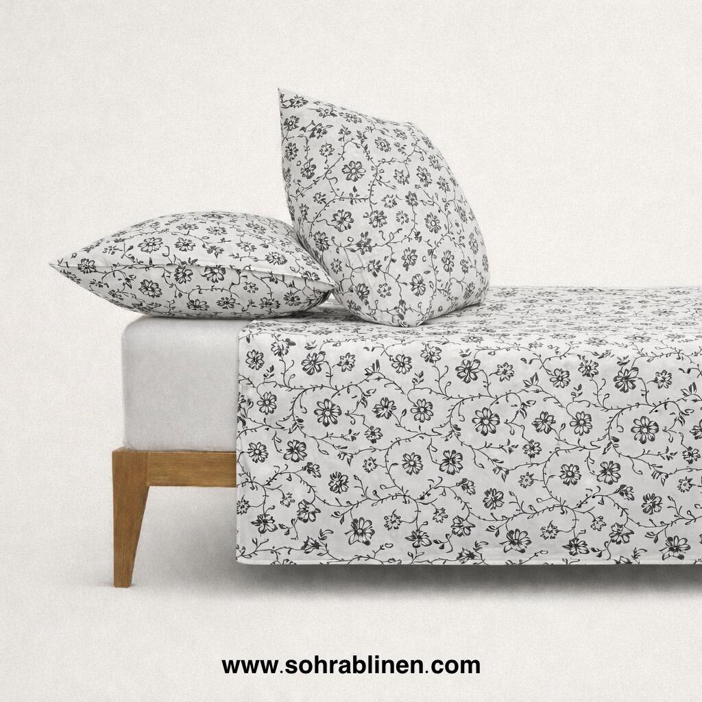 Flora Gleam Crystal Bed sheet Set