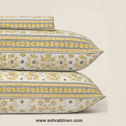 Sunflower Cotton bedsheet set