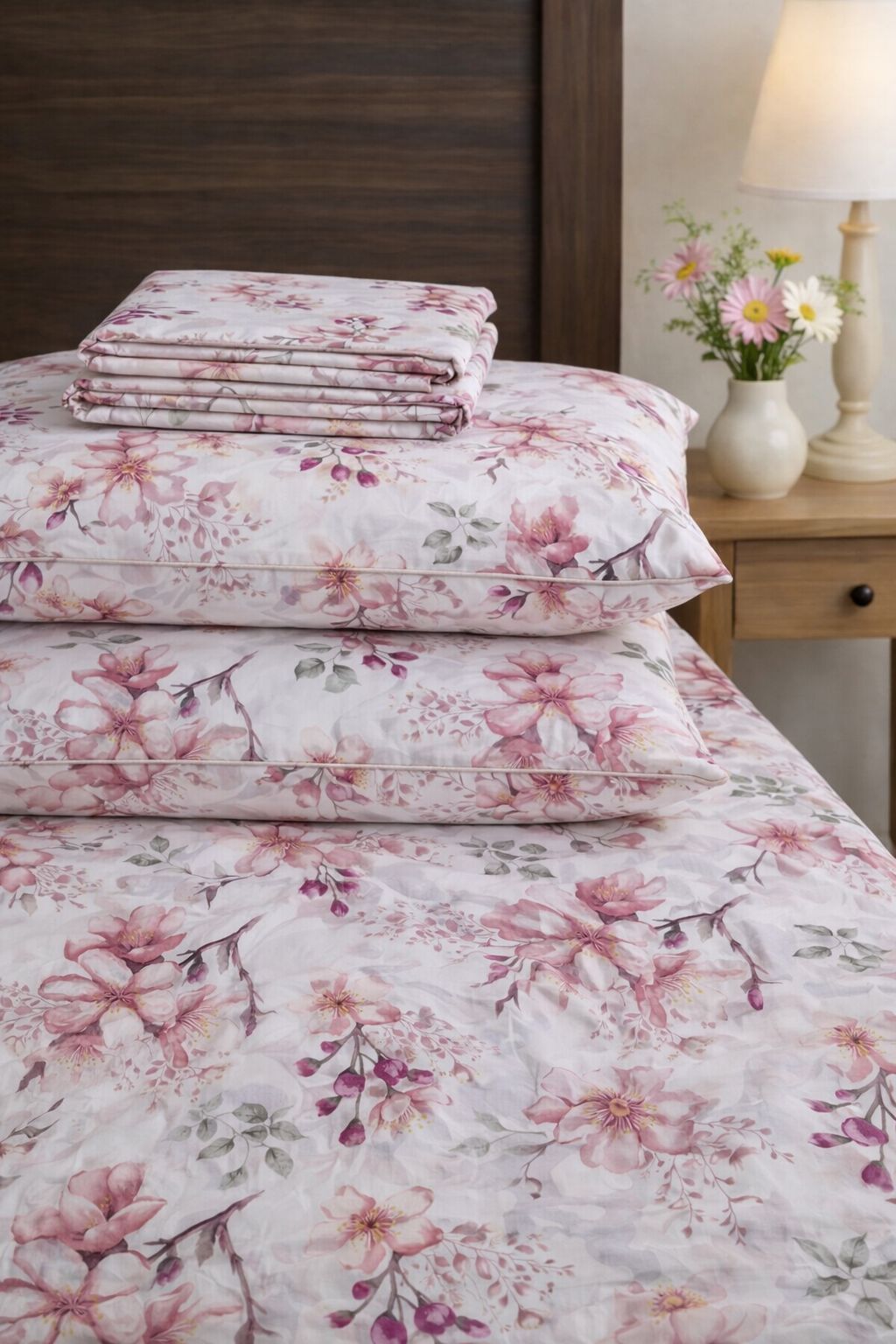 Feb -  A009 Spring Floral T-150 Bedsheet Set