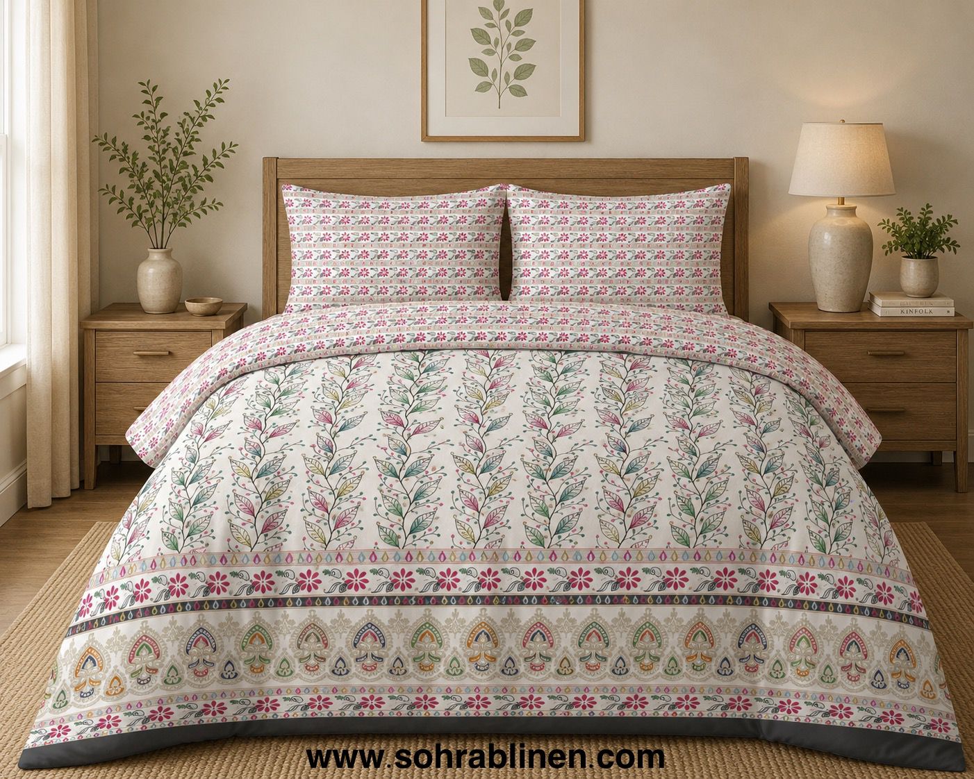 Soft Loom – D05 – T150 Cotton Bed Sheet Set