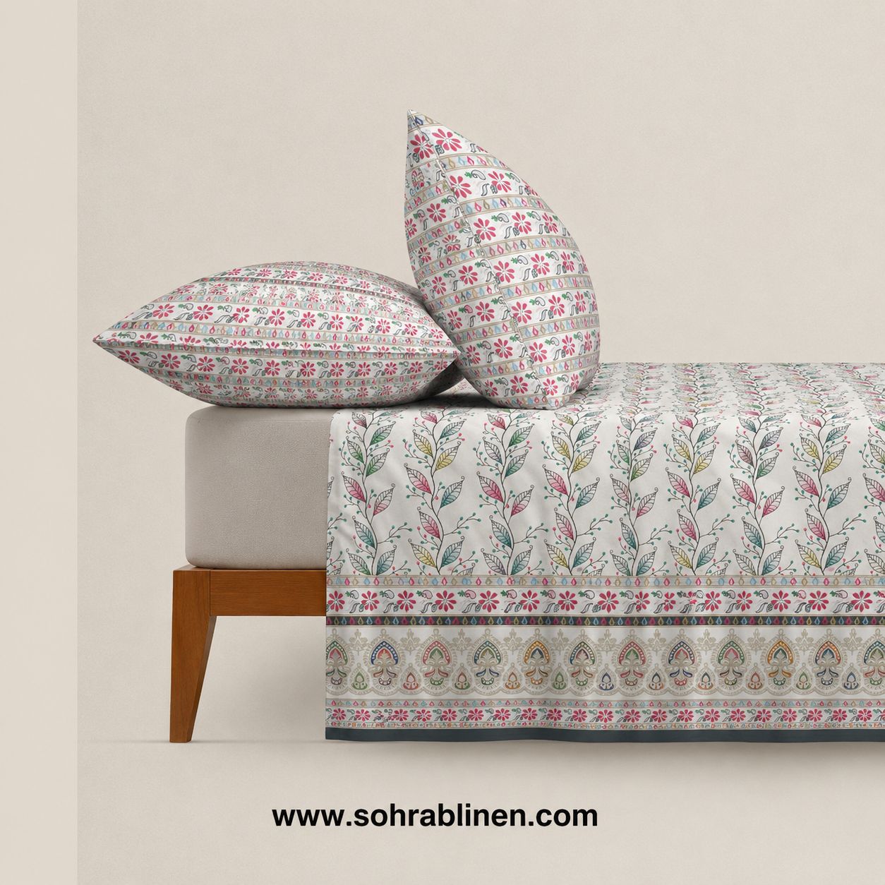 Soft Loom – D05 – T150 Cotton Bed Sheet Set