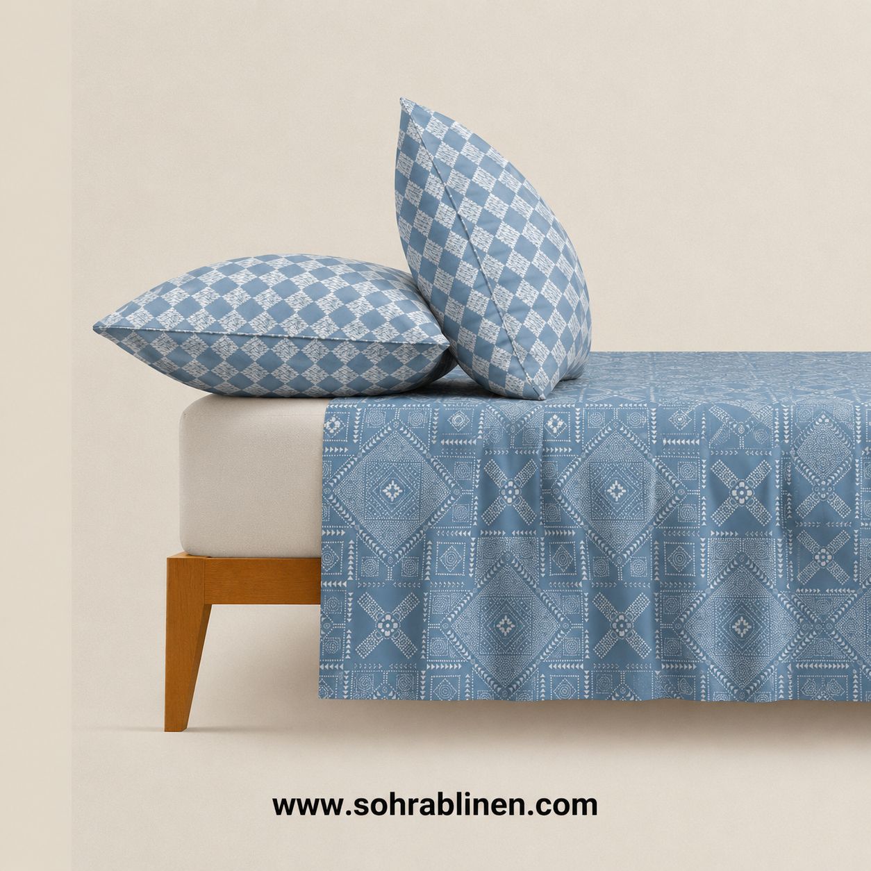 Soft Loom – D04 – T150 Cotton Bed Sheet Set