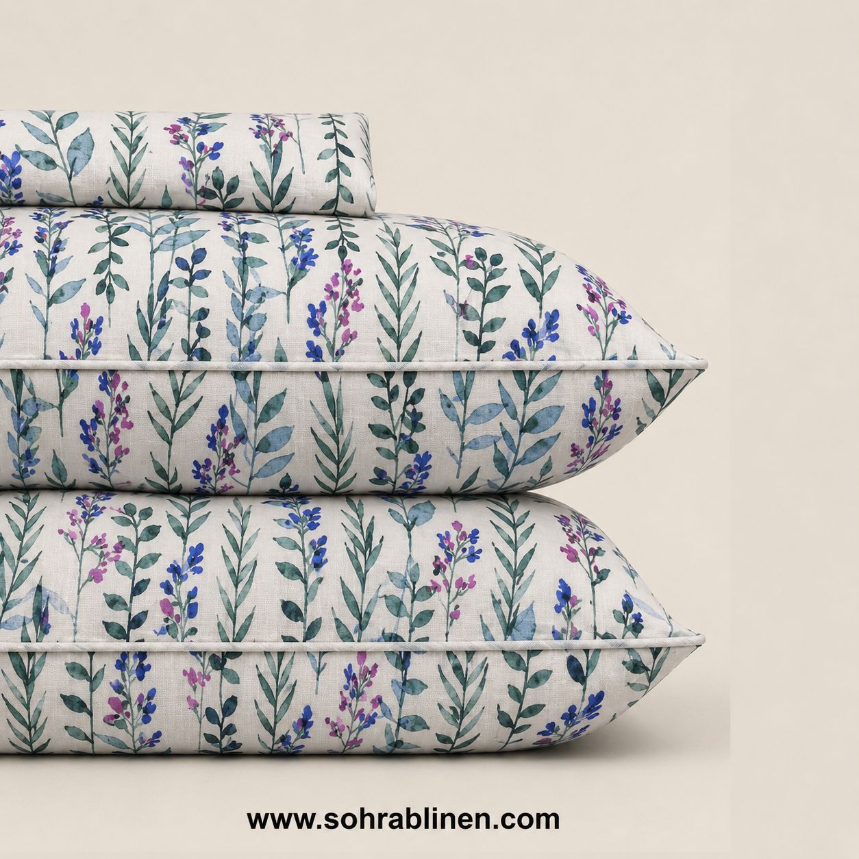 Botanical Breeze T-150 Cotton Bed Sheet Set