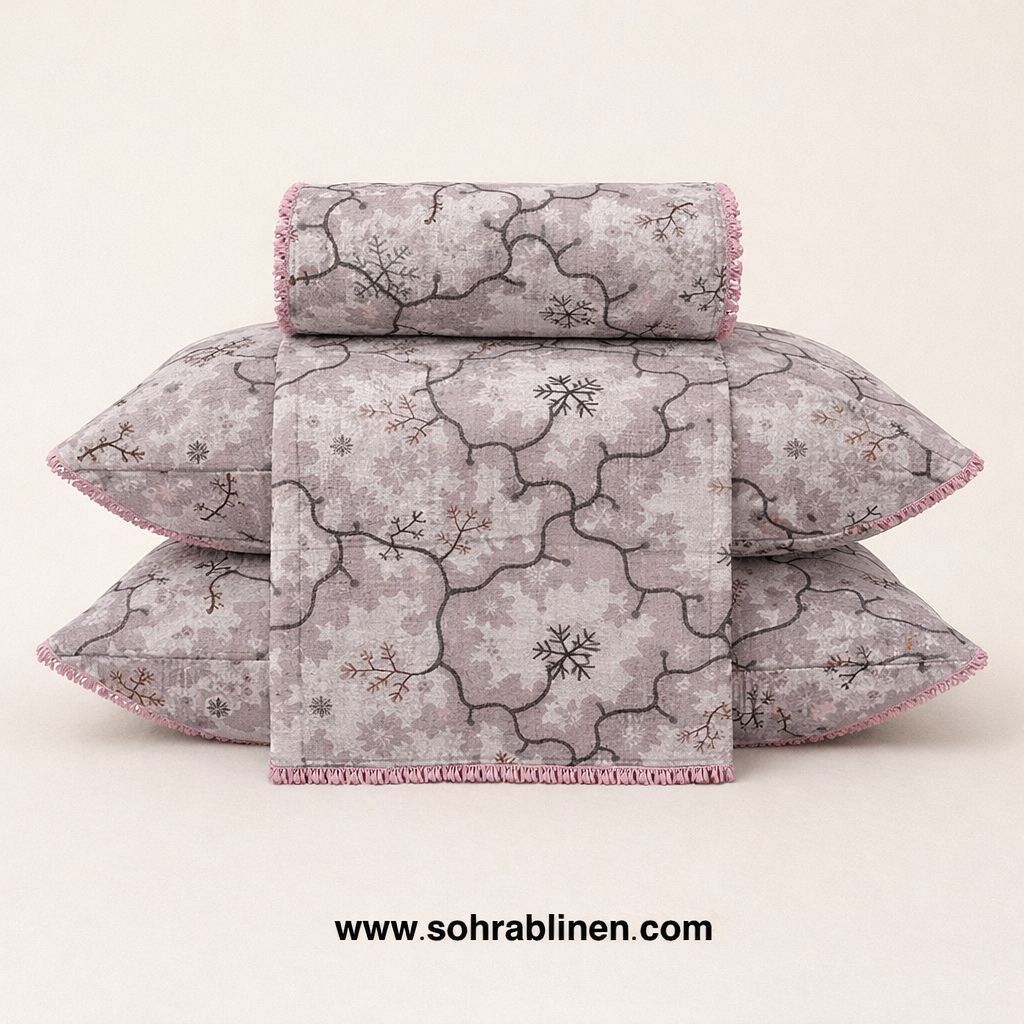 Gultex Multani Bedsheet Set Rose clay