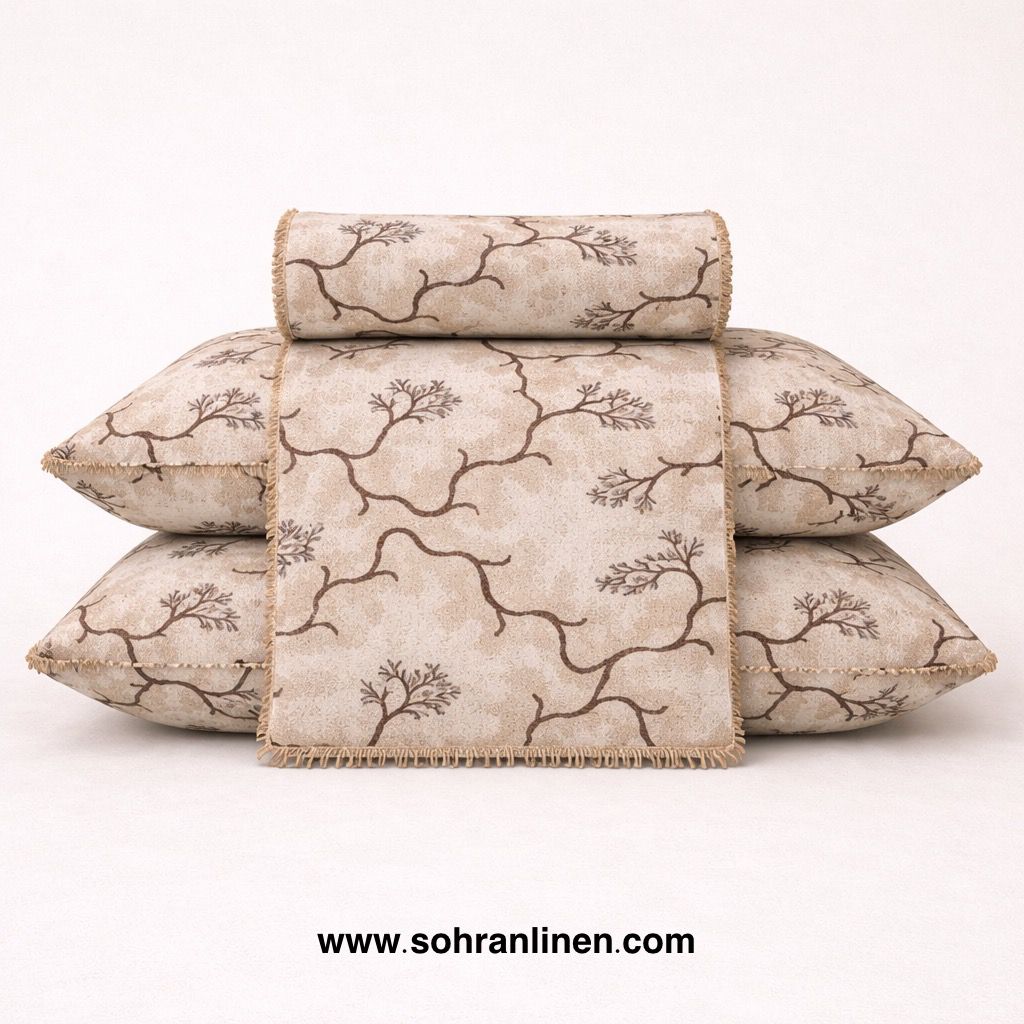 Gultex Multani Bedsheet Set Ivory Sand